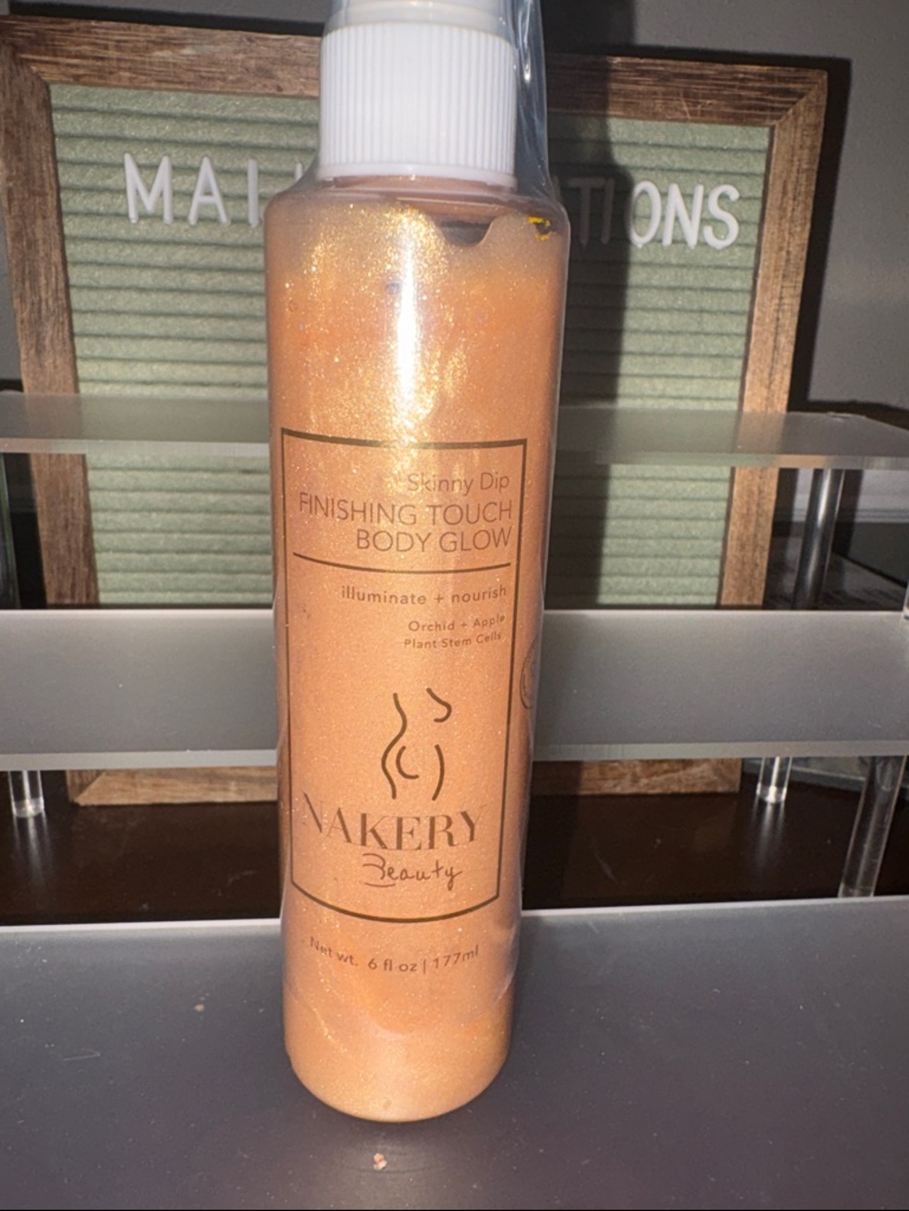 Nakery Beauty Skinny Dip Finishing Touch Body Glow - Shimmery